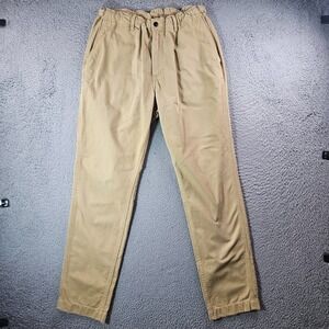 OOBE Brand Pants Men 32 x 32 Elastic‎ Waist Tan